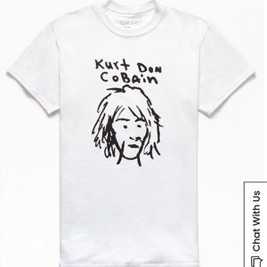 Kurt Cobain portrait shirt